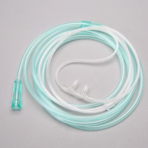 Disposable soft touch nasal oxygen cannula