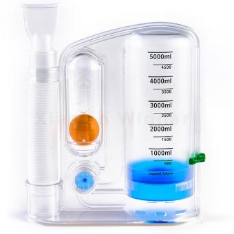 Breathing training spirometer