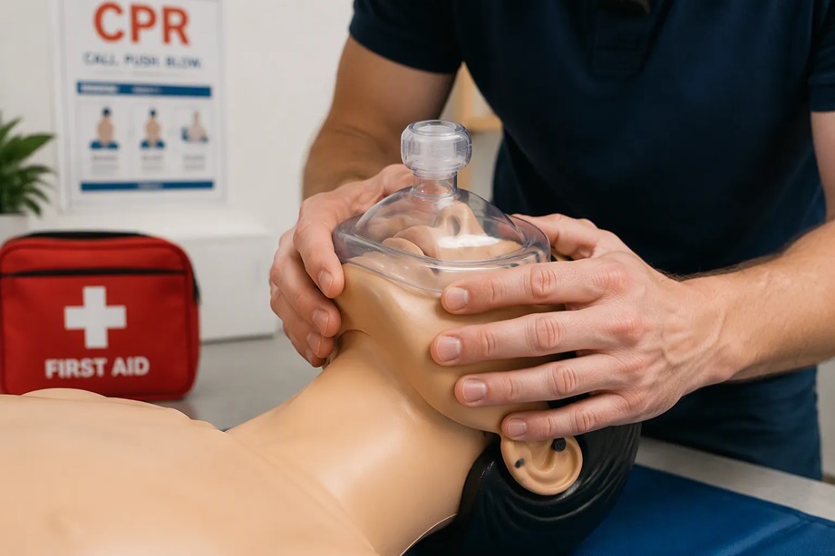 چگونه به درستی از ماسک جیبی CPR استفاده کنیم؟